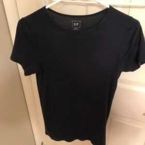 Gap Navy Blue Scoop Neck Shirt